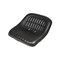 A & I Products Seat, No Suspension, 19" Pan, Steel, 7" Spacing, BLACK VINYL 4.1" x3.1" x3.9" A-CS668-1V - alternate 1